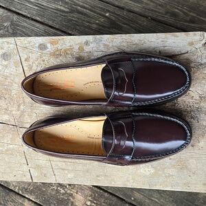 BRASS BOOT.  Mens Cordovan Walking Gloves. Size 9. Like New!